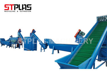 PET Bottle Scrap Crushing Washing Recycling Line , Plastic Waste Washing Plant