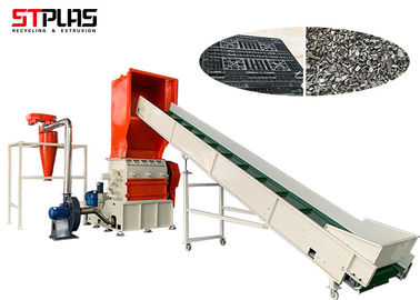 Stainless Steel 2200kg / H Plastic Crusher Machine For Waste Recycle