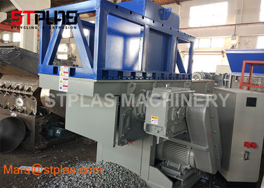 HDPE Pipe Plastic Drum Plastic Lump Single plastic Shaft Shredder machine