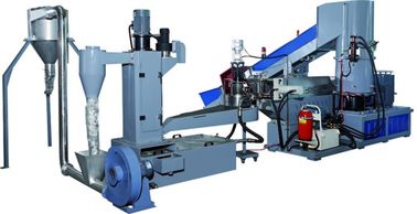 Industrial Small Scale Plastic Recycling Machine / Plastic Recycling Plant Machinery