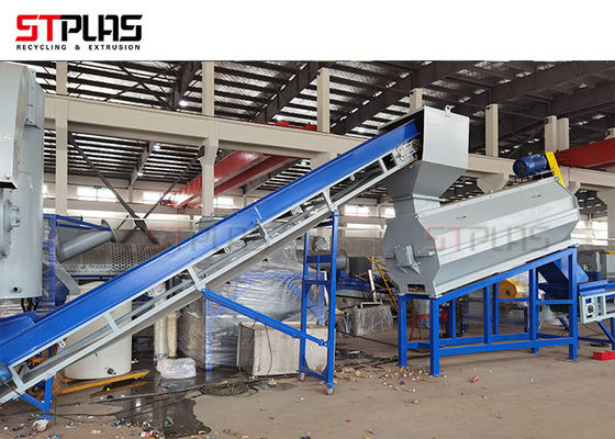 1000kg/H Filament Waste PET Bottle Recycling Machine With Hot Wash