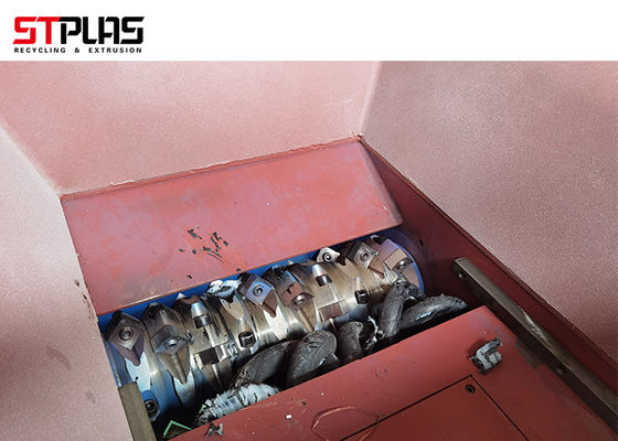 PLC Control Waste PVC Pipe Shredding Machine Single Shaft