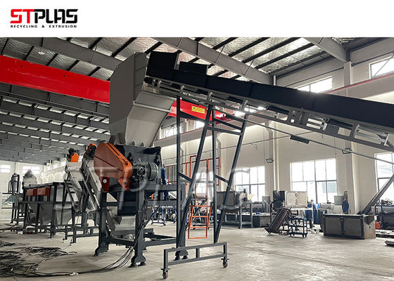 156kw 1000kg/H SUS304 এইচডিপিই ওয়াশিং লাইন জন্য ড্রাম / বোতল / বাস্কেট / ব্যারেল